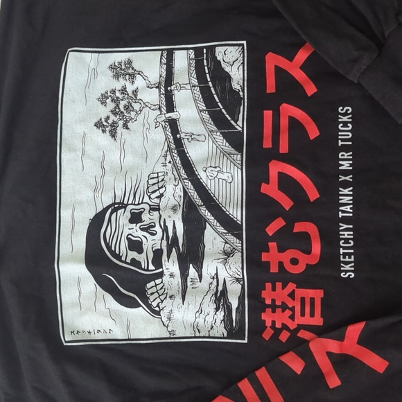 Lurking Class Sketchy Tank x Mr Tucks Long Sleeve T-Shirt, Men's Small - Picture 2 of 6